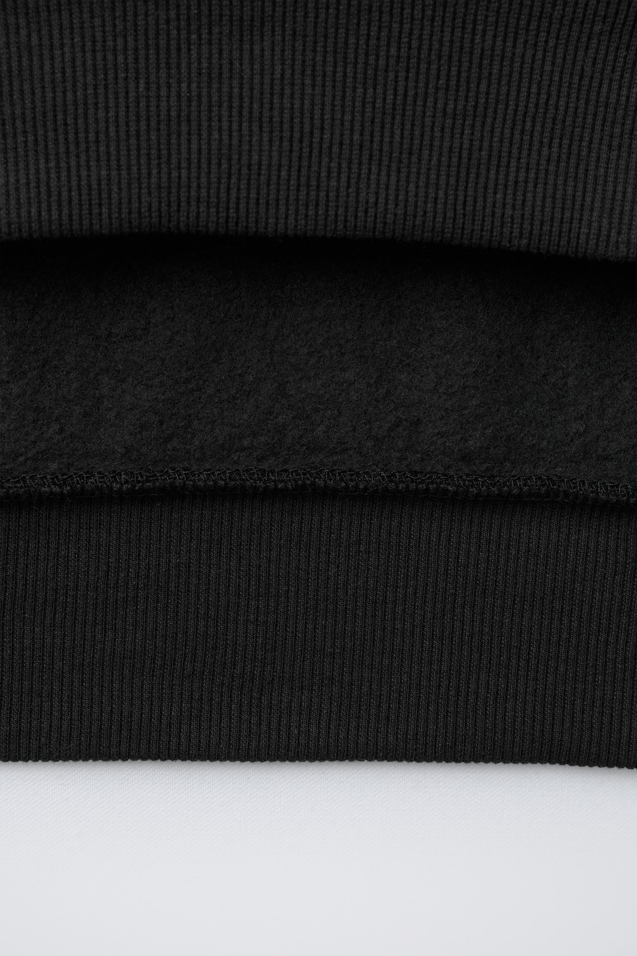 ENSEMBLE SWEAT ET PANTALON WIDE LEG TEXTURÉ ÉTIQUETTE